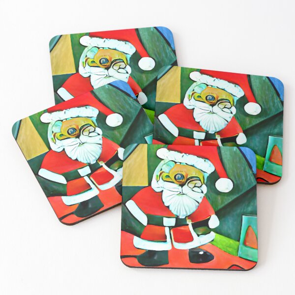 Item preview, Santa Claus in the Style of Cubism #4 designed and sold by OddUnderground.