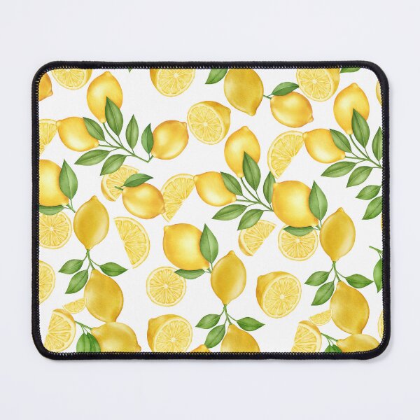 Item preview, Cute Yellow Lemon Pattern designed and sold by luckymooninc.