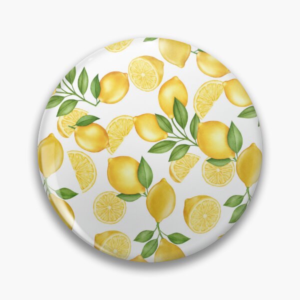 Item preview, Cute Yellow Lemon Pattern designed and sold by luckymooninc.
