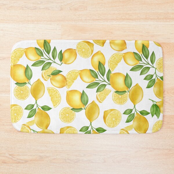 Item preview, Cute Yellow Lemon Pattern designed and sold by luckymooninc.