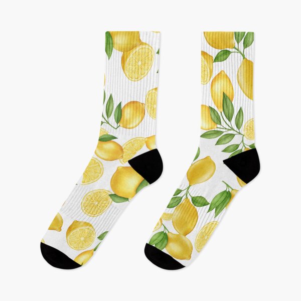 Item preview, Cute Yellow Lemon Pattern designed and sold by luckymooninc.