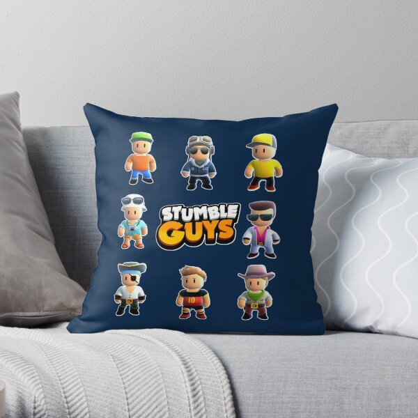 STUMBLE GUYS Characters, gifts for children, birthday gifts Throw Pillow