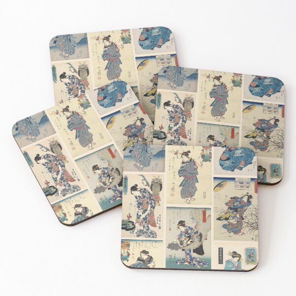 Item preview, Japanese Ladies and Geisha woodblock prints designed and sold by LisetteBaron.
