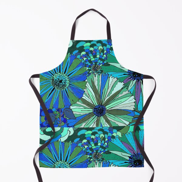 Item preview, Blue Green flowers designed and sold by Sam Parr.