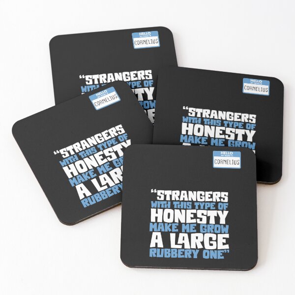 Item preview, Strangers with this type of honesty make me grow a large rubbery one. designed and sold by Sticker Up.