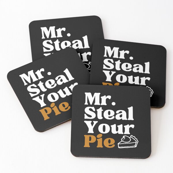 Item preview, Mr Steal Your Pie Funny Cute designed and sold by ExcitedMood.