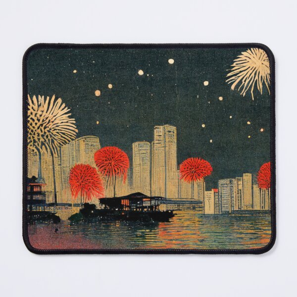 Item preview, Fireworks in the Singapore Night Sky designed and sold by SteamedSashimi.