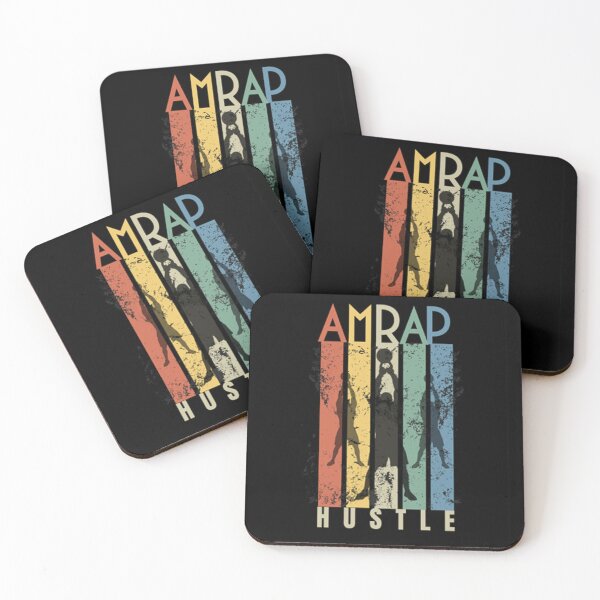 Item preview, AMRAP | Hustle | As Many Rep As Possible | Crossfit Fitness designed and sold by Desiznn.