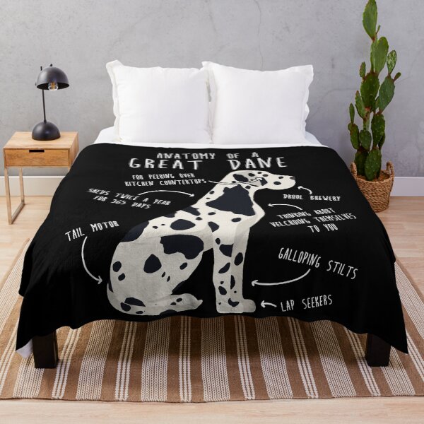 Item preview, Harlequin Great Dane Dog Anatomy designed and sold by Clara Hollins.