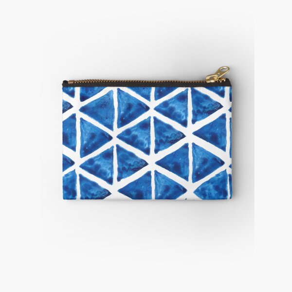 Item preview, Blue watercolor triangles designed and sold by kostolom3000.