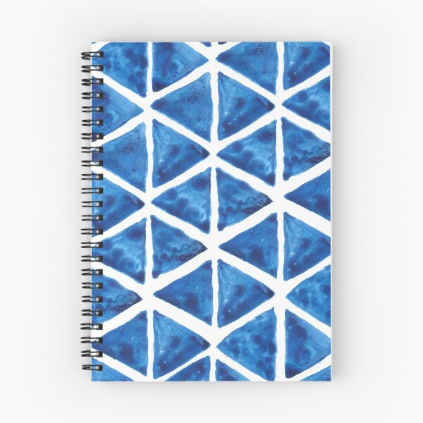 Item preview, Blue watercolor triangles designed and sold by kostolom3000.