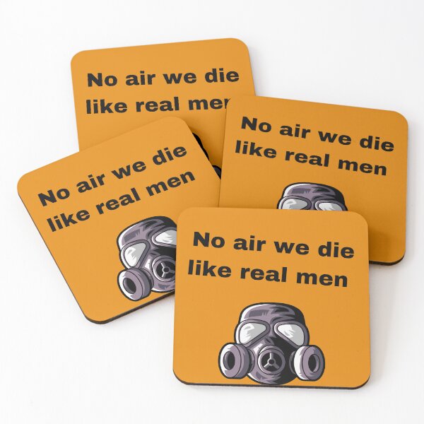 Item preview, No AIR we die like real men designed and sold by BOSSERY.