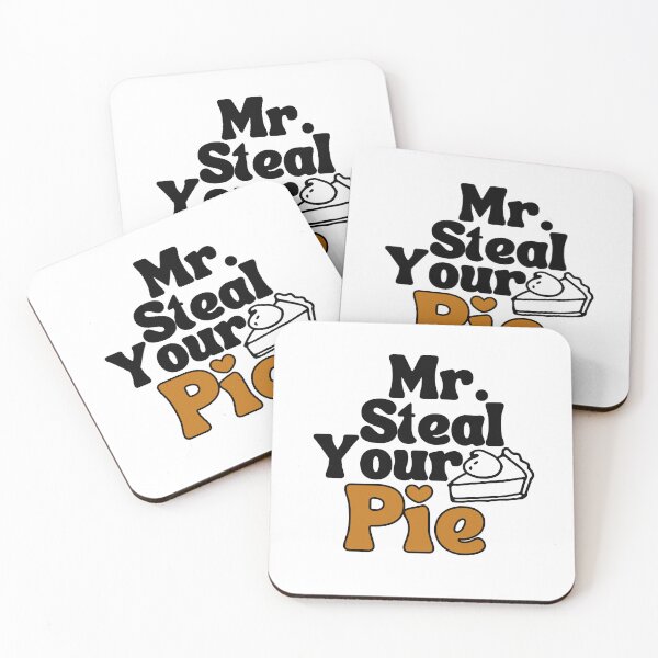 Item preview, Mr Steal Your Pie Funny Cute designed and sold by ExcitedMood.