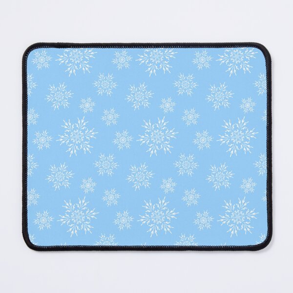 Item preview, Pretty white snowflakes on light blue designed and sold by mixMixtli.