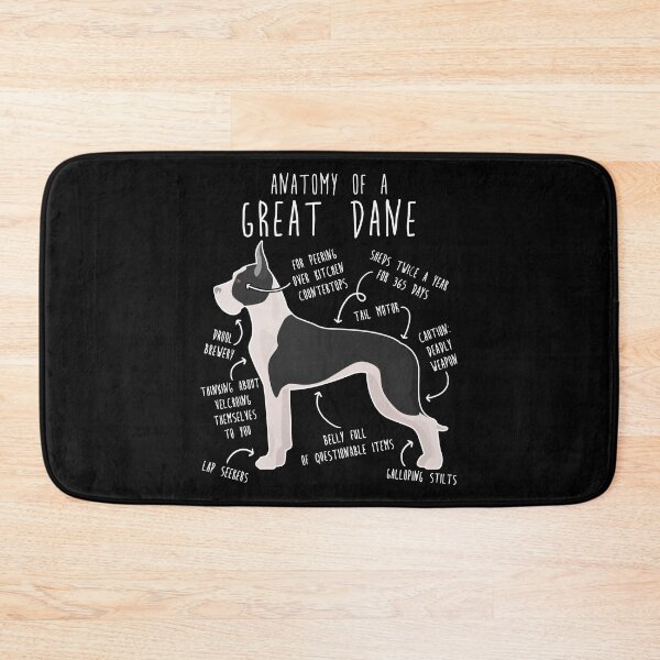 Item preview, Cropped Mantle Great Dane Dog Anatomy designed and sold by Clara Hollins.