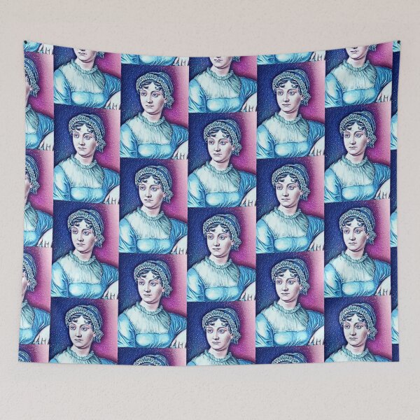 Item preview, Jane Austen Artwork | Jane Austen Portrait | Jane Austen Wall Art  designed and sold by Suyogsonar25.