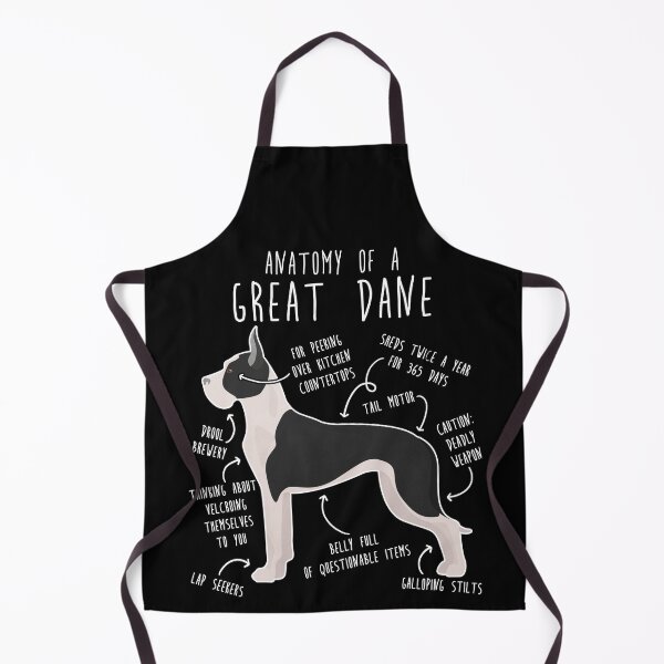 Item preview, Cropped Mantle Great Dane Dog Anatomy designed and sold by Clara Hollins.