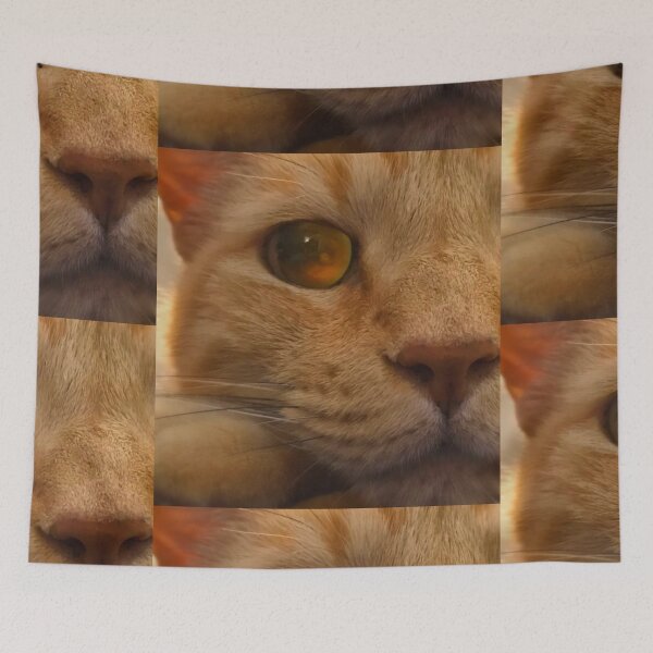 Item preview, Orange Tabby Cat Eye designed and sold by RawSunArt.