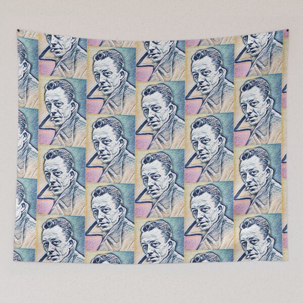 Item preview, Albert Camus Artwork | Albert Camus Portrait | Albert Camus Wall Art  designed and sold by Suyogsonar25.