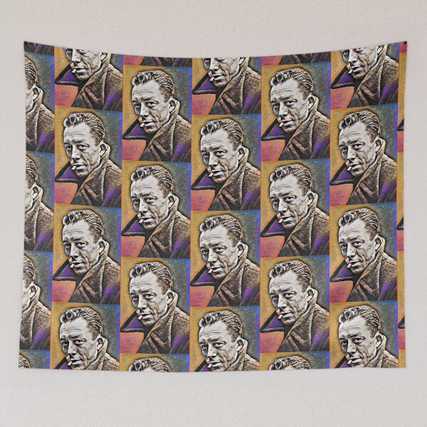 Item preview, Albert Camus Artwork | Albert Camus Portrait | Albert Camus Wall Art  designed and sold by Suyogsonar25.