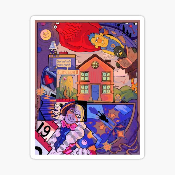 drei von ihnen Sticker