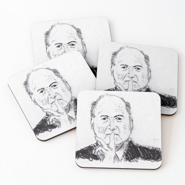 Item preview, Sepp Blatter shhhh! designed and sold by MoMoJaJa.