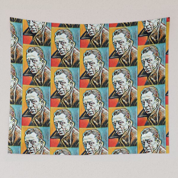 Item preview, Albert Camus Artwork | Albert Camus Portrait | Albert Camus Wall Art  designed and sold by Suyogsonar25.