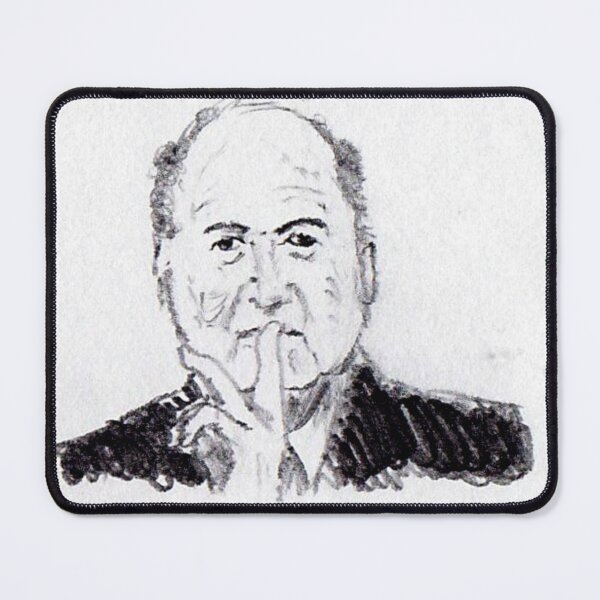 Item preview, Sepp Blatter shhhh! designed and sold by MoMoJaJa.