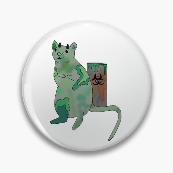 Item preview, toxic waste rat  designed and sold by gabcreatesart.