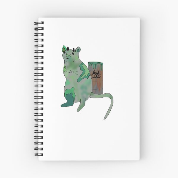 Item preview, toxic waste rat  designed and sold by gabcreatesart.