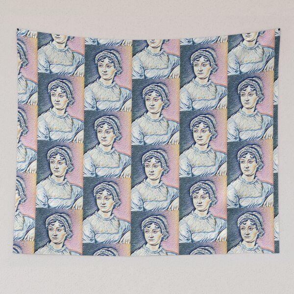 Item preview, Jane Austen Artwork | Jane Austen Portrait | Jane Austen Wall Art  designed and sold by Suyogsonar25.
