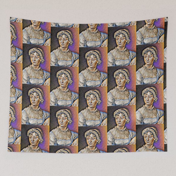 Item preview, Jane Austen Artwork | Jane Austen Portrait | Jane Austen Wall Art  designed and sold by Suyogsonar25.