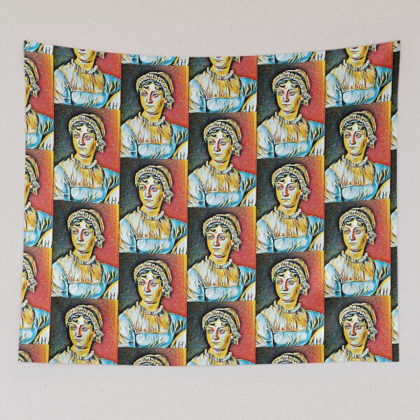 Item preview, Jane Austen Artwork | Jane Austen Portrait | Jane Austen Wall Art  designed and sold by Suyogsonar25.