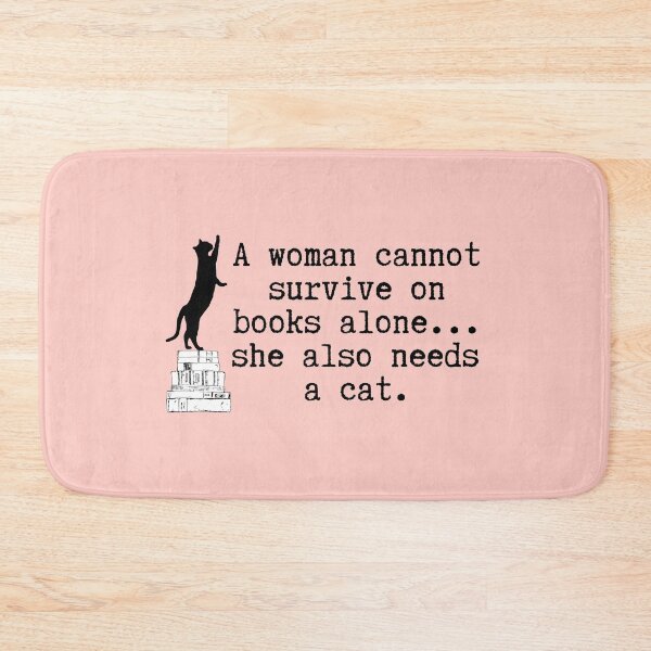 Item preview, A woman cannot survive on books alone designed and sold by venomouspixie.