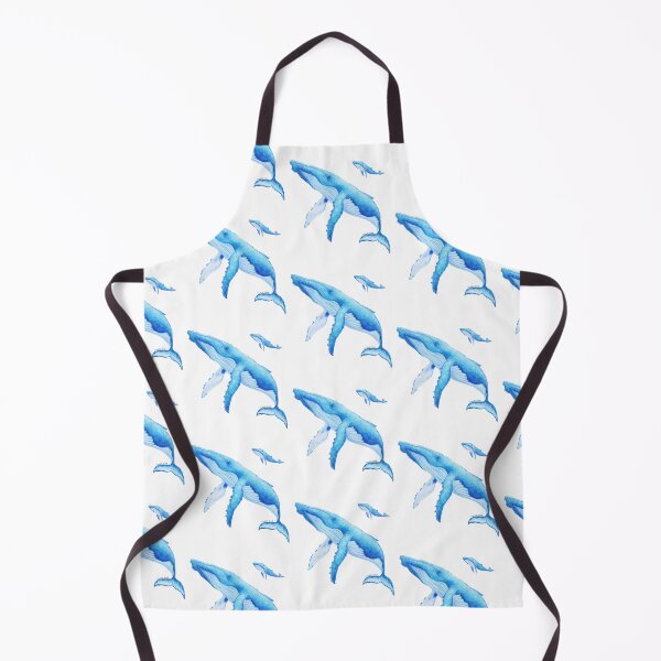 Item preview, Humpback Whale Mother and Baby watercolour designed and sold by artbymarielle.