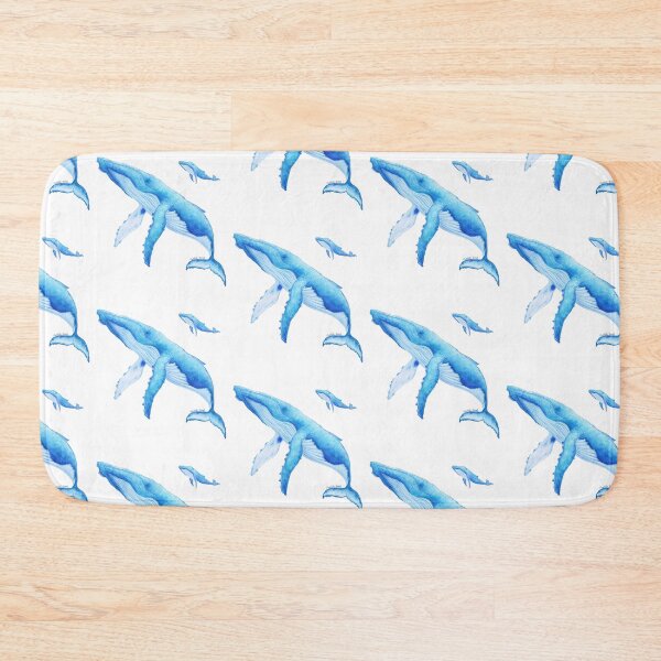 Item preview, Humpback Whale Mother and Baby watercolour designed and sold by artbymarielle.