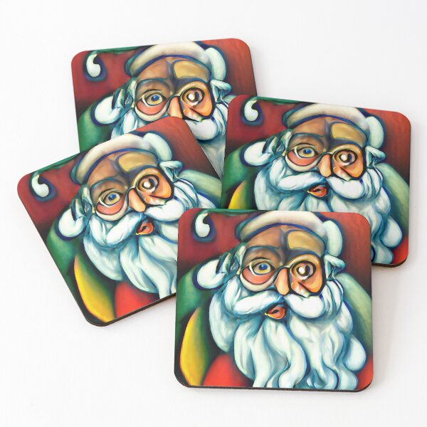 Item preview, Santa Claus in the Style of Cubism designed and sold by OddUnderground.