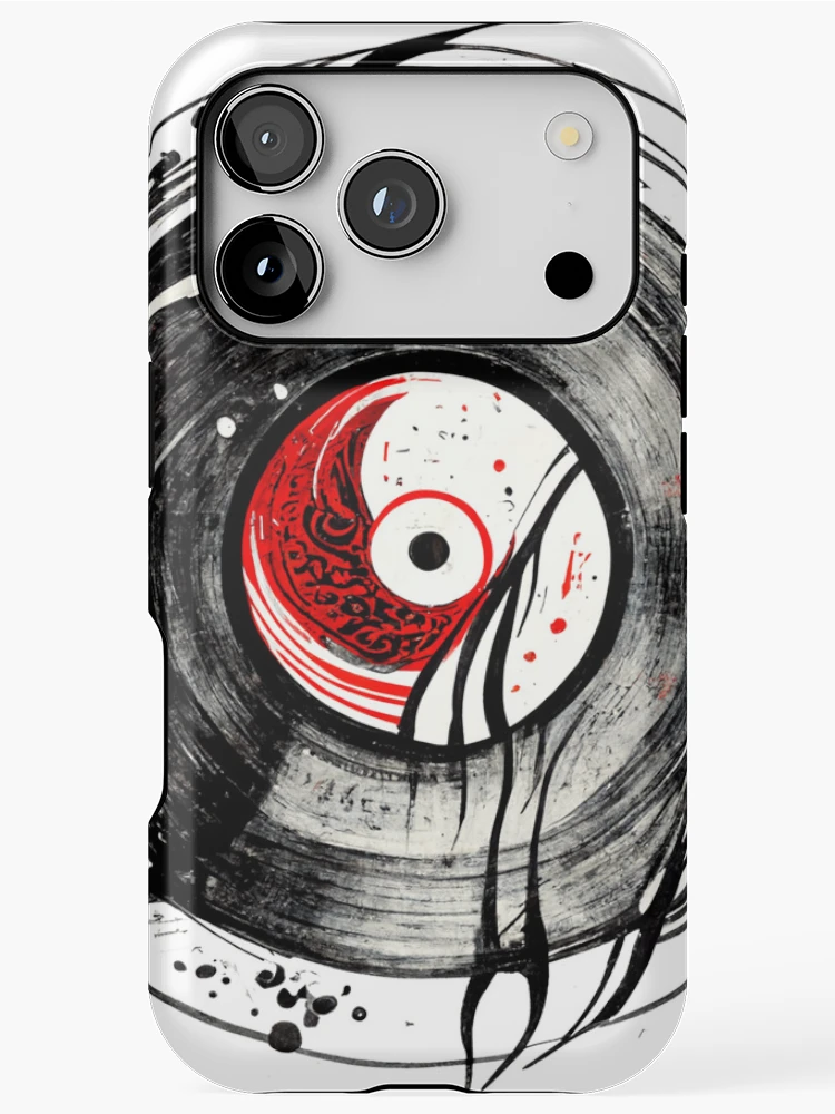Thumbnail 1 of 4, iPhone Case, Exploding record designed and sold by WaveTheory.