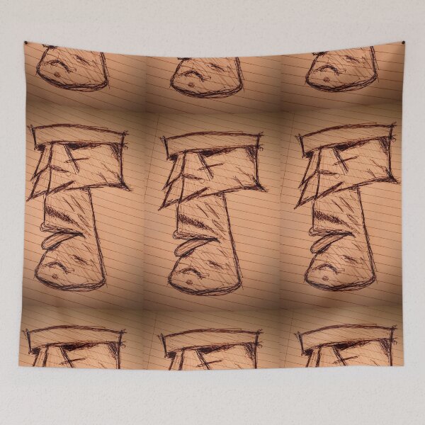 Item preview, Curtain Face designed and sold by TwoTeasPrints.