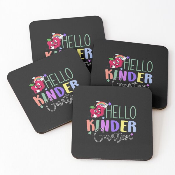 Item preview, greeting shirt from the teacher hello kindergarden designed and sold by schoolarts.
