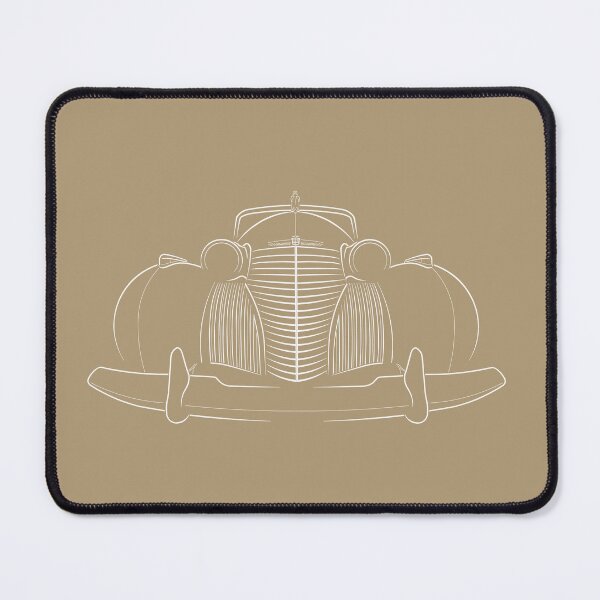 Item preview, 1940 Cadillac Series 60 - front stencil, white designed and sold by mal-photography.