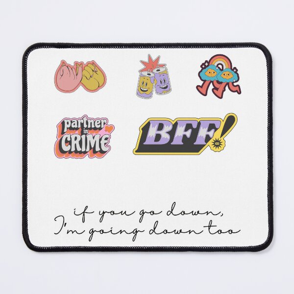 Item preview, If You Go Down Sticker Pack designed and sold by baldbird.
