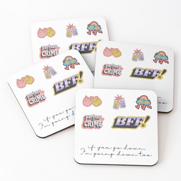 Item preview, If You Go Down Sticker Pack designed and sold by baldbird.