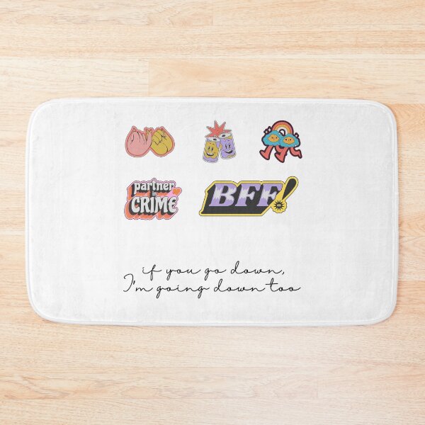 Item preview, If You Go Down Sticker Pack designed and sold by baldbird.