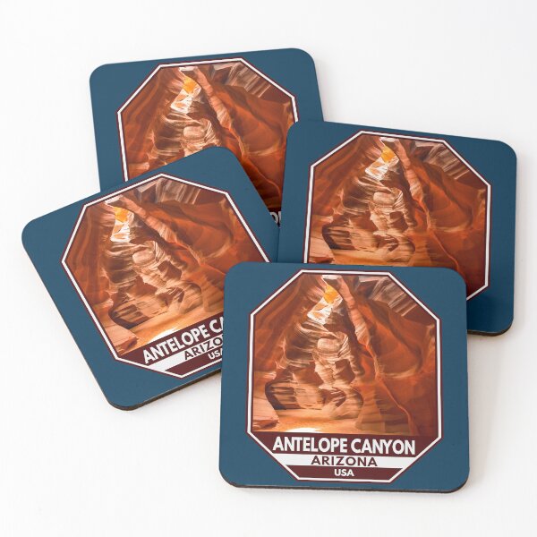 Item preview, Antelope Canyon Arizona Travel Emblem designed and sold by KrisSidDesigns.