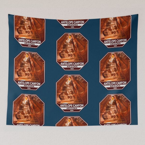 Item preview, Antelope Canyon Arizona Travel Emblem designed and sold by KrisSidDesigns.