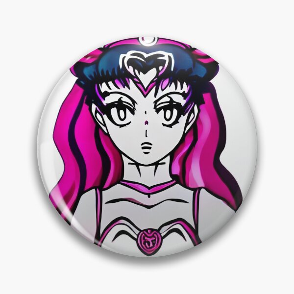 Item preview,  pink hair emo anime lady villian designed and sold by UncleLanny.