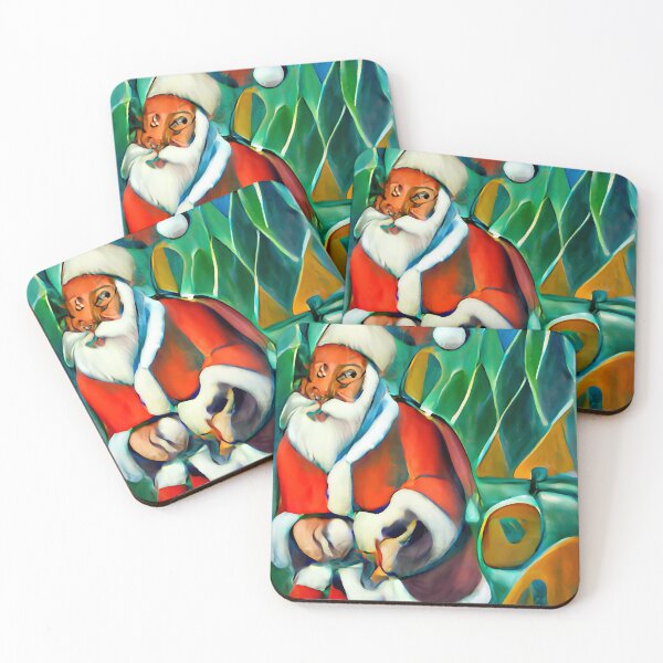 Item preview, Santa Claus in the Style of Cubism #6 designed and sold by OddUnderground.