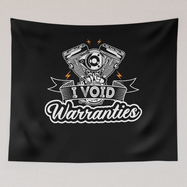 Item preview, Cool I Void Warranties Motorcycle designed and sold by Estrytee.