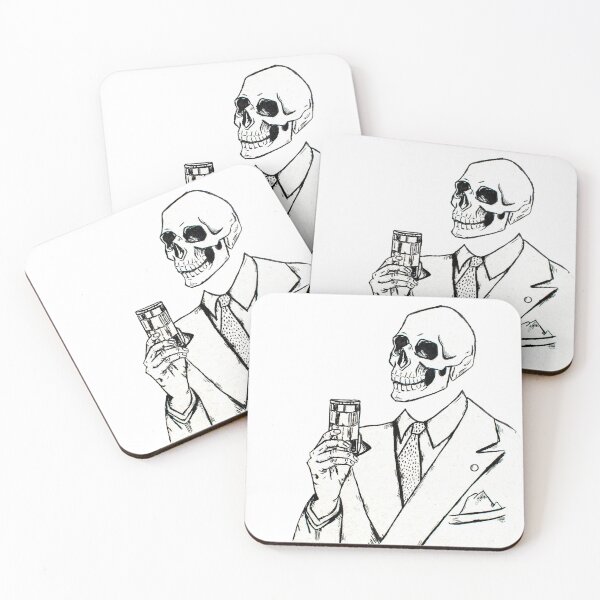 Item preview, Drinking Skeleton in Suit  designed and sold by O. Rae.